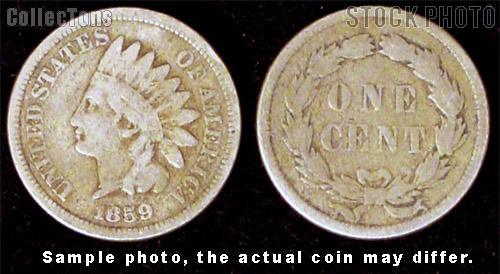 Indian Head Laurel Wreath Small Cent 1859