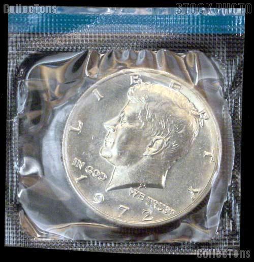 1972 Kennedy Half Dollars - BU in Mint Cello