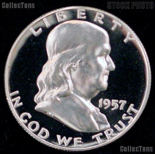 1957 Franklin Silver Half Dollar - Gem Proof