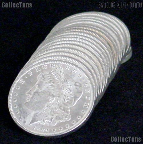 1884-O BU Morgan Silver Dollars from Original Roll