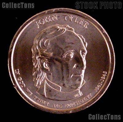 2009-P John Tyler Presidential Dollar GEM BU 2009 Tyler Dollar