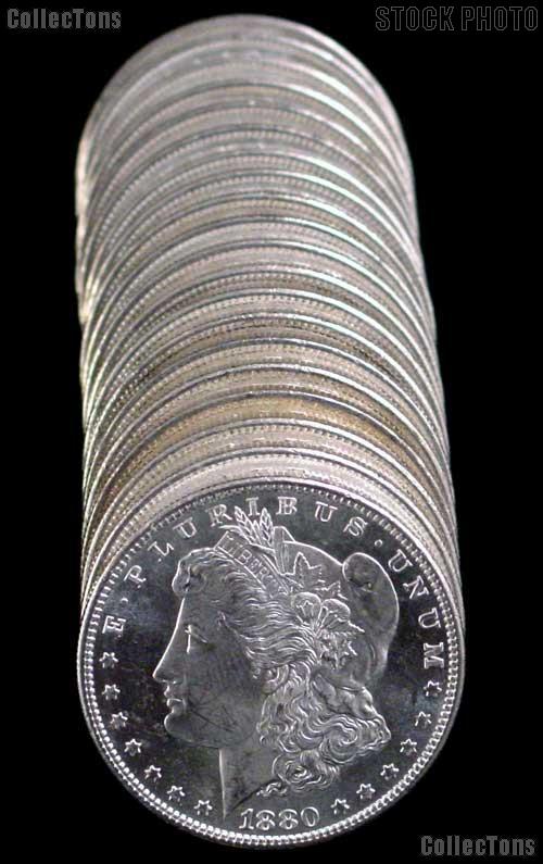 1880 BU Morgan Silver Dollars from Original Roll