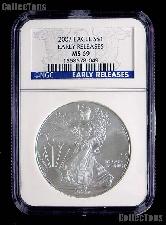 2007 American Silver Eagle Dollar EARLY RELEASES in NGC MS 69