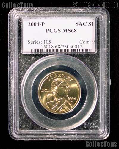 2004-P Sacagawea Golden Dollar in PCGS MS 68