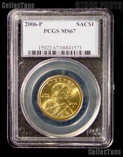 2006-P Sacagawea Golden Dollar in PCGS MS 67