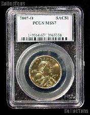 2007-D Sacagawea Golden Dollar in PCGS MS 67