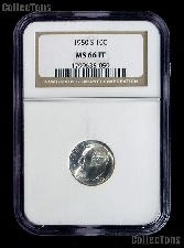 1950-S Roosevelt Dime in NGC MS 66 FT