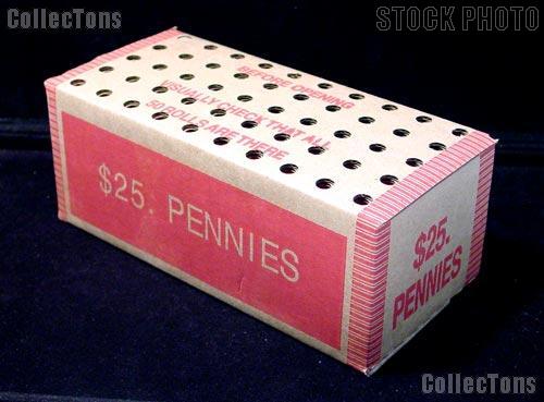 2009-D Lincoln Log Cabin Cent -  $25 Box of 50 Rolls