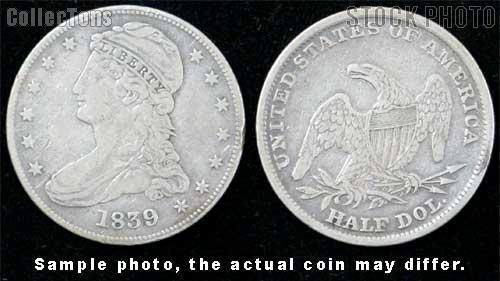 Capped Bust Reeded Edge Half Dollar 1836-1839