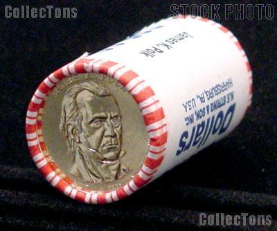 2009-P James Polk Presidential Dollar Bank Roll GEM BU 2009 Polk Dollars