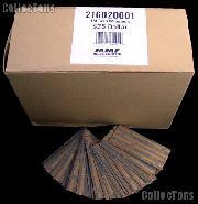 1000 Flat Kraft Paper Coin Wrappers for 25 SMALL DOLLARS