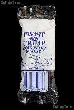 Twist-n-Crimp Coin Wrapper Sealer for 1c 5c 10c 25c