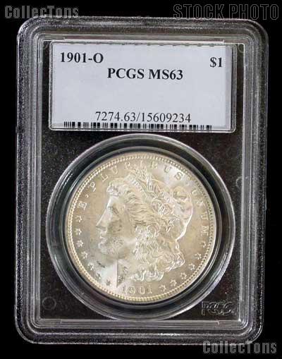 1901-O Morgan Silver Dollar in PCGS MS 63