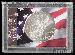 2009 American Silver Eagle in Classy US Flag 2x3 Holder