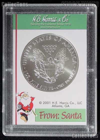 2011 American Silver Eagle in From Santa 2x3 Holder IN STOCK