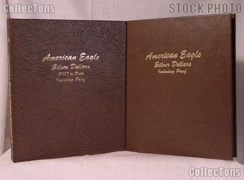 Complete Set of Dansco Albums American Silver Eagle Dollars with Proof 1986 to Date