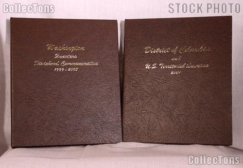 Complete Set of Dansco Albums State, District of Columibia (DC), and Territory Quarters