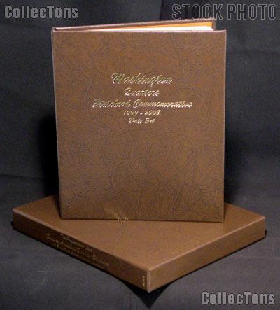 Dansco Album and Archival Slipcase for Statehood Commemorative Washington Quarters 1999 through 2009