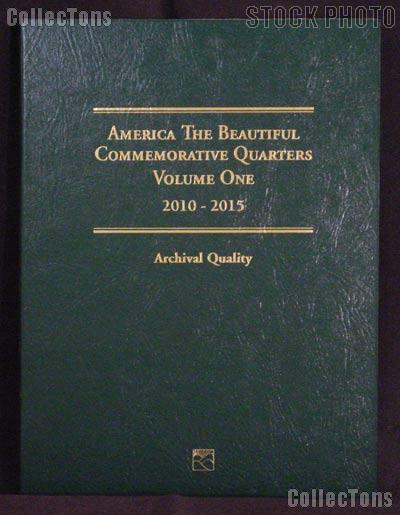 National Parks Quarters Folder by Littleton for America The Beautiful Commemorative P & D Quarters 2010 - 2015 Volume One LCF42