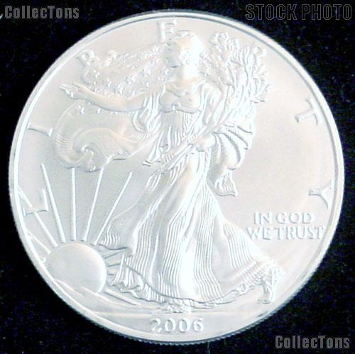 2006 BU American Silver Eagle Dollars