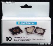 Coin Holder Half Dollar by Lighthouse (QUADRUM 31) 10 Pack of 31mm 2x2 Plastic Coin Holders for Half Dollars