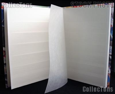 Stamp Album Stock Book by Lighthouse (STAMP2/8) 16 White Stamp Album Stockbook Pages