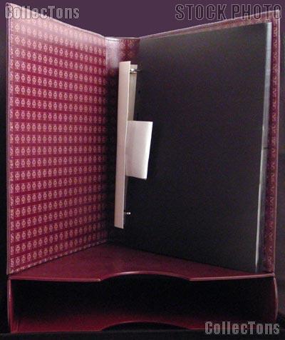 Currency Album for Graded Currency Set Lighthouse Classic GRANDE w/ Binder & Slipcase in Red & Graded Currency Pages