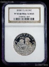 2008-S Bald Eagle Clad Commemorative Half Dollar Proof in NGC PF 70 Ultra Cameo