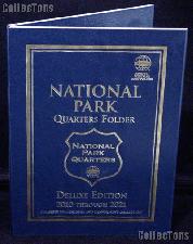 National Parks "Deluxe" Quarter Folder Album 2010-2021 Philadelphia & Denver 