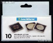 Coin Holder 10 Euro Cent by Lighthouse (QUADRUM 20) 10 Pack of 20mm 2x2 Plastic Coin Holders