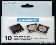 Coin Holder 5 Guilder Cents by Lighthouse (QUADRUM 21) 10 Pack of 21mm 2x2 Plastic Coin Holders