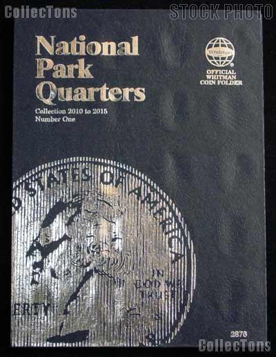 National Parks Coin Folder by Whitman for National Park Quarters Program P & D 2010 - 2015 # 2876