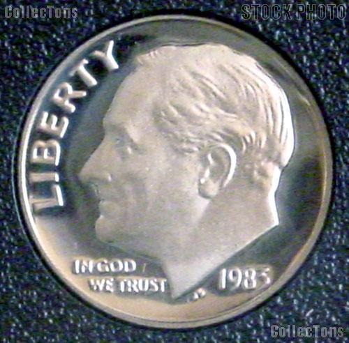 1983 U.S. Mint Proof Set - RARE ERROR 1983 No S Dime