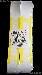 Currency Straps $1000 Yellow for 100 Ten Dollar Bills Pack of 1,000 Bands