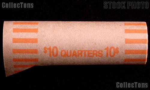 Preformed Coin Wrappers for 40 QUARTERS $10 Box of 1,000