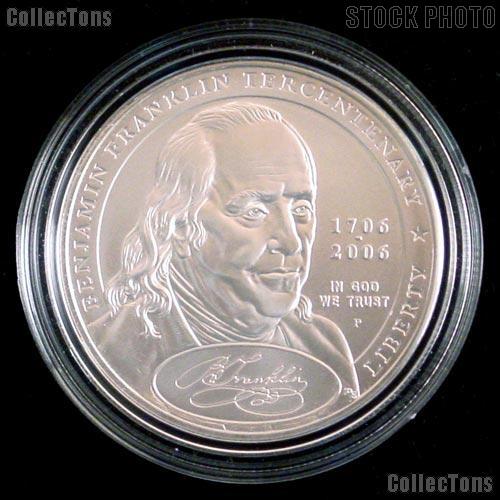 2006-P BU Benjamin Franklin Founding Father Commemorative Silver Dollars