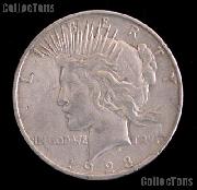1923-S Peace Silver Dollar Circulated Coin VG-8 or Better