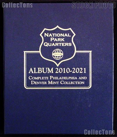 National Park Coins Album by Whitman P & D 2010 - 2021 #3057