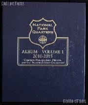 National Parks Coin Album by Whitman P, D, & S Proof 2010 - 2015 Volume 1 #3058