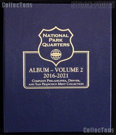 Dansco US National Parks Quarter Coin Album Date Set 2010 - 2021