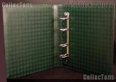 Lighthouse OPTIMA Classic Coin Binder in Green
