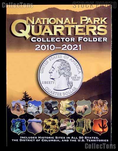 America The Beautiful Coin Folder by Whitman for National Park Quarters Program 2010-2021