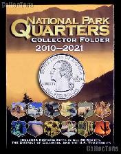 America The Beautiful Coin Folder by Whitman for National Park Quarters Program 2010-2021