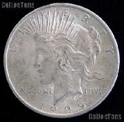 1925 S Peace Silver Dollar Circulated Coin VG-8 or Better