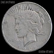 1926-D Peace Silver Dollar Circulated Coin VG-8 or Better