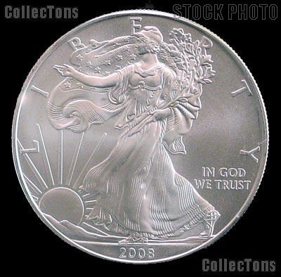 2008 American Silver Eagle Dollar Brilliant Uncirculated