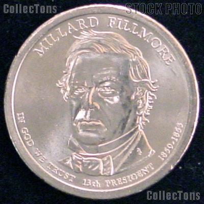 2010-D Millard Fillmore Presidential Dollar GEM BU 2010 Fillmore Dollar