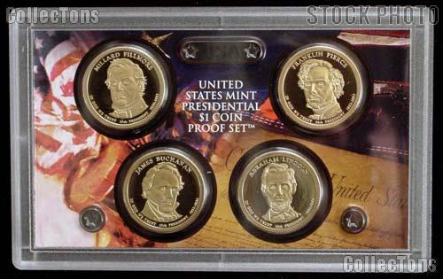 2010 U.S. Mint Presidential Dollar Proof Set - 4 Coins