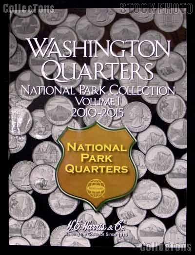 National Park Washington Quarters Folder by Harris P & D Volume 1 2010 - 2015