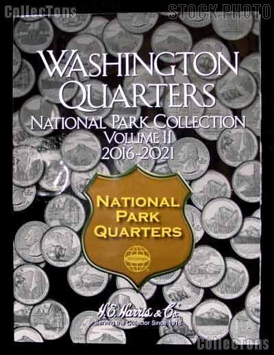 National Park Washington Quarters Folder by Harris P & D Volume 2 2016 - 2021